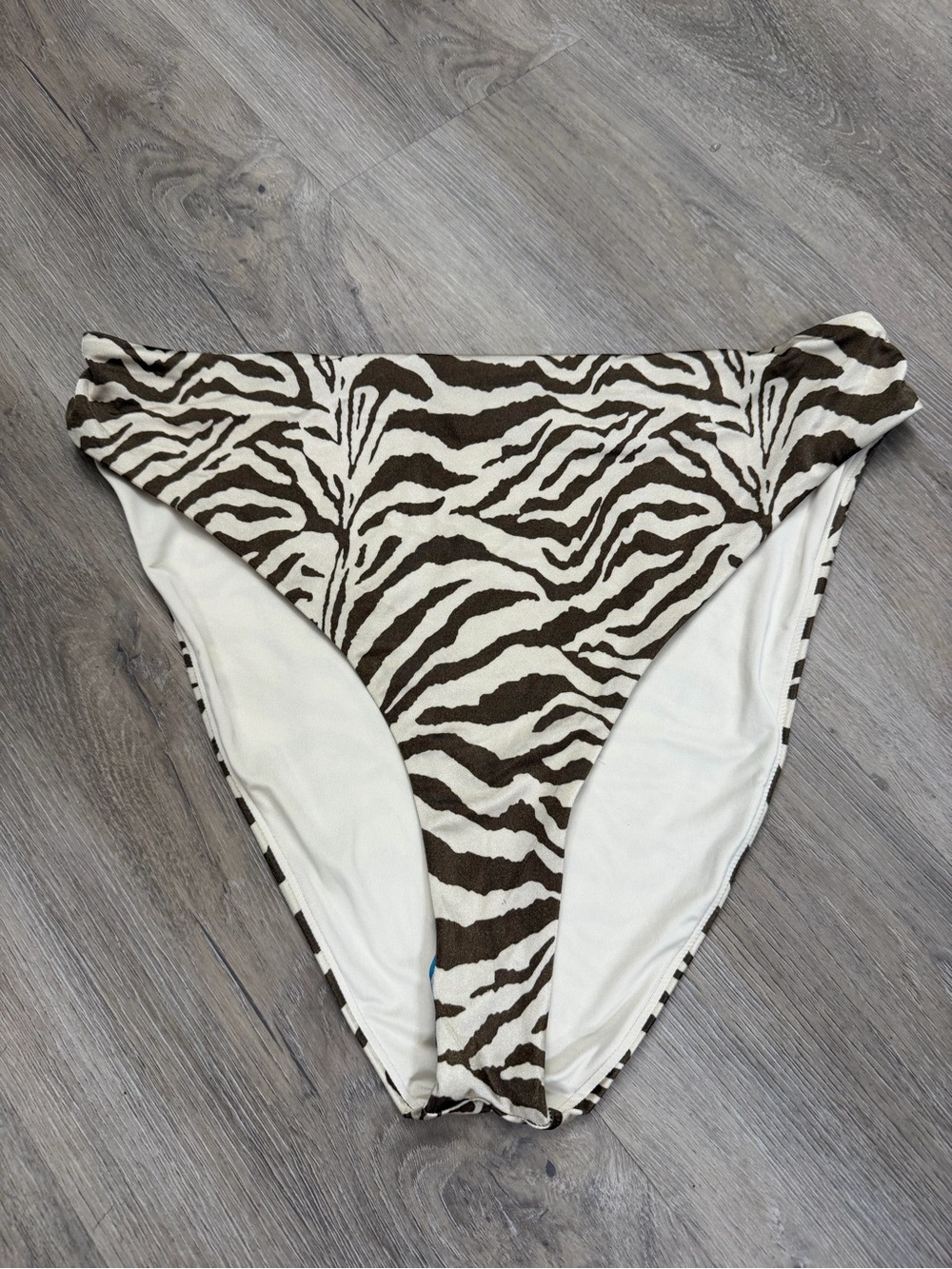 Good American Zebra Print Bikini Bottom Women’s 2XL Size 5 NWT